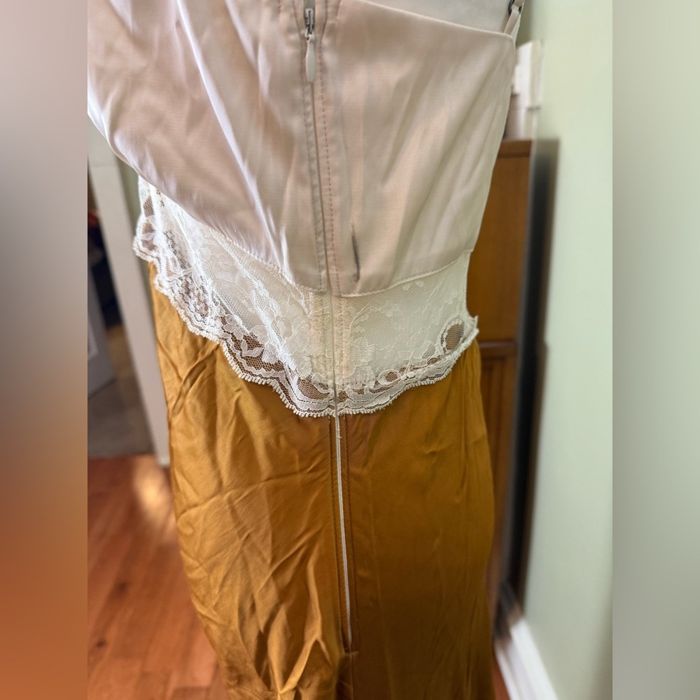 Abercrombie & Fitch Satin/Lace Maxi Slip Dress - Picture 5 of 7